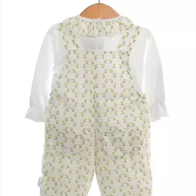 Jardineira Bebé Pintainhos