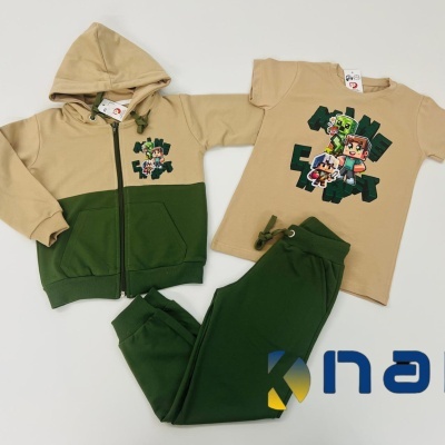 Fato Treino Minecraft 3 peças