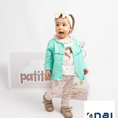 Conjunto 3 peças Flores