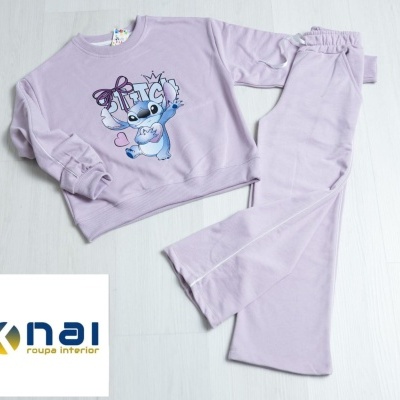 Fato Treino Pantalona Stitch