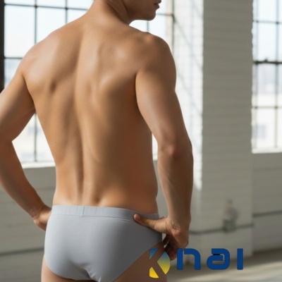 Cueca/Slip Homem 100% Algodão ( caixa 3 unid. )