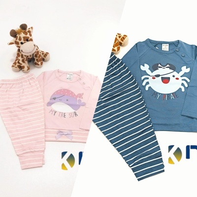 Pijama Bebé Calça 100%Algodão