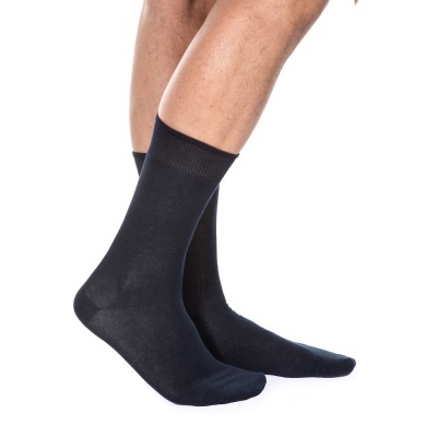 Meia fina 100% algodão sem costuras (Pack 4)