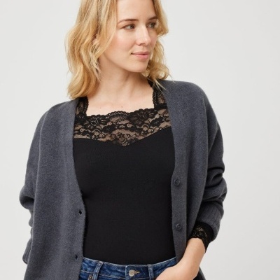 Camisola Térmica C/ Renda Ysabel Mora 70005