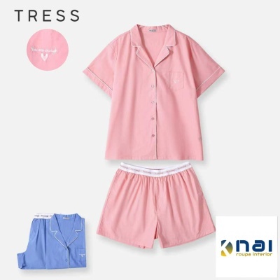 Pijama Camiseiro 100% Algodão Tress