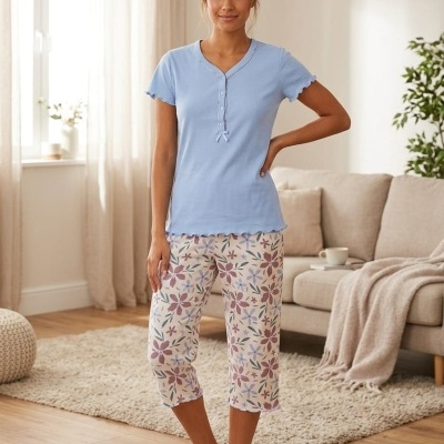 Pijama Corsário 100% Alg. Dotty  Tam. M         Vários Modelos
