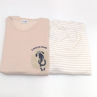 Pijama 100% Algodão Cardado Ovelha