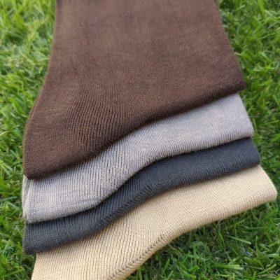 Meia fina 100% algodão sem costuras (Pack 4)