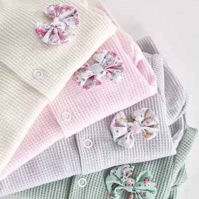 Babygrow Algodão Menina Laço