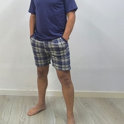 Pijama calção 100% Algodão RS