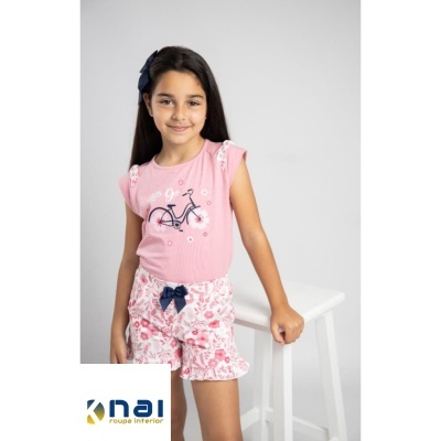 Conjunto Calção Florido