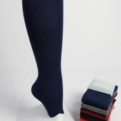 Meia até ao joelho em algodão