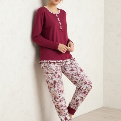 Pijama 100% Algodão Cardado Dotty Tam. XXL                          Vários Modelos