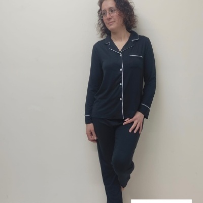 Pijama Camiseiro / Casaco Liso