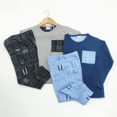 Pijama 100% Algodão Menino Monstrinhos