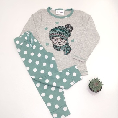 Pijama 100% Algodão Cardado - vários desenhos