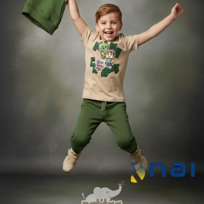 Fato Treino Minecraft 3 peças