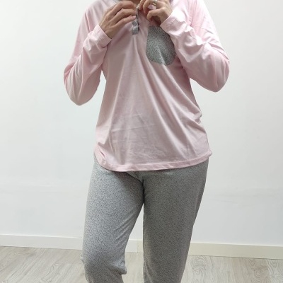 Pijama 100% Algodão c/ Botões