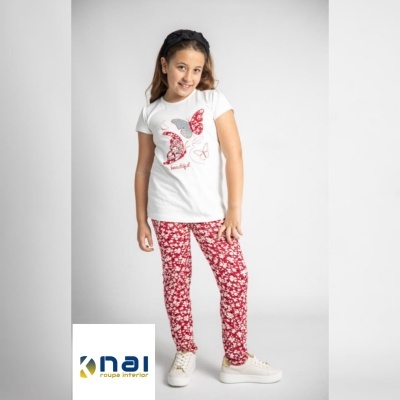 Conjunto Leggings Floridos