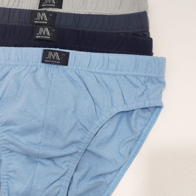 Slip homem 100% algodão (Pack5)