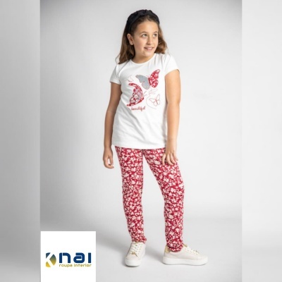 Conjunto Leggings Floridos