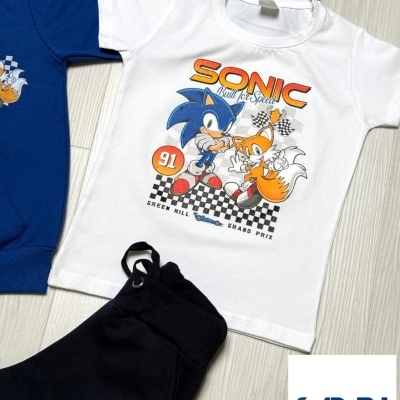 Fato Treino Sonic  3 Peças