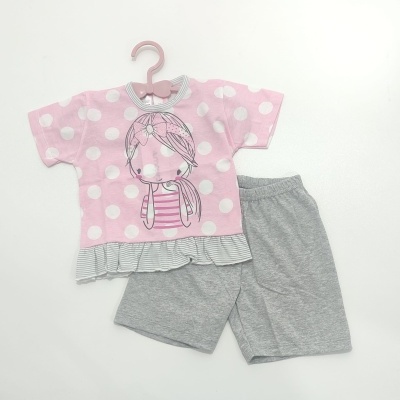 Pijama Bebé Calção 100%Algodão