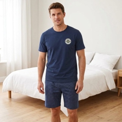 Pijama 100% Algodão Calção Nai Tennis