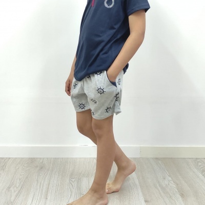 Pijama 100% Alg. Calção Adolescente