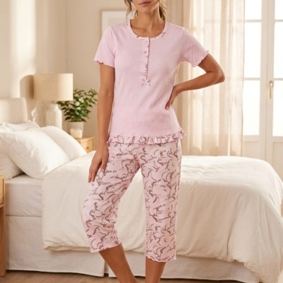 Pijama Corsário 100% Alg. Dotty  Tam. M         Vários Modelos