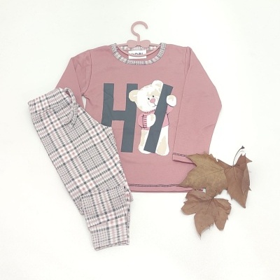 Pijama 100% Algodão Cardado - vários desenhos