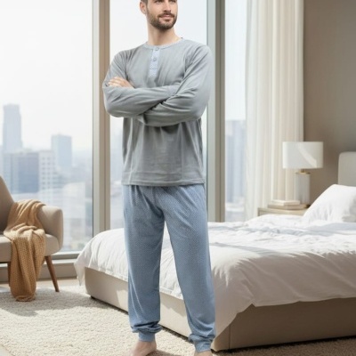 Pijama 100% Algodão Homem 2025