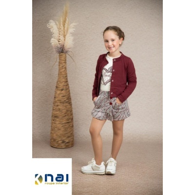 Conjunto 3 Peças " Bordô"