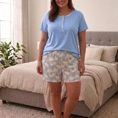 Pijama Calção 100% Alg. Dotti  Tam. XXL                                      Vários Modelos