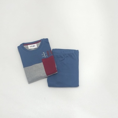 Pijama 100% Algodão Cardado  Brave