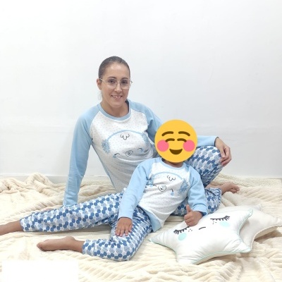 Pijama 100% Algodão Cardado " PomPom"