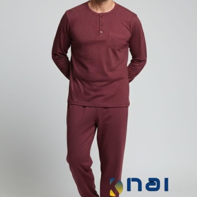 Pijama 100%Algodão cardado Botões X JM