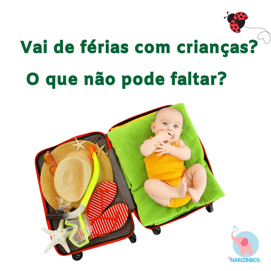 🌞✈️ Vai de férias com crianças? O que não pode faltar na mala?