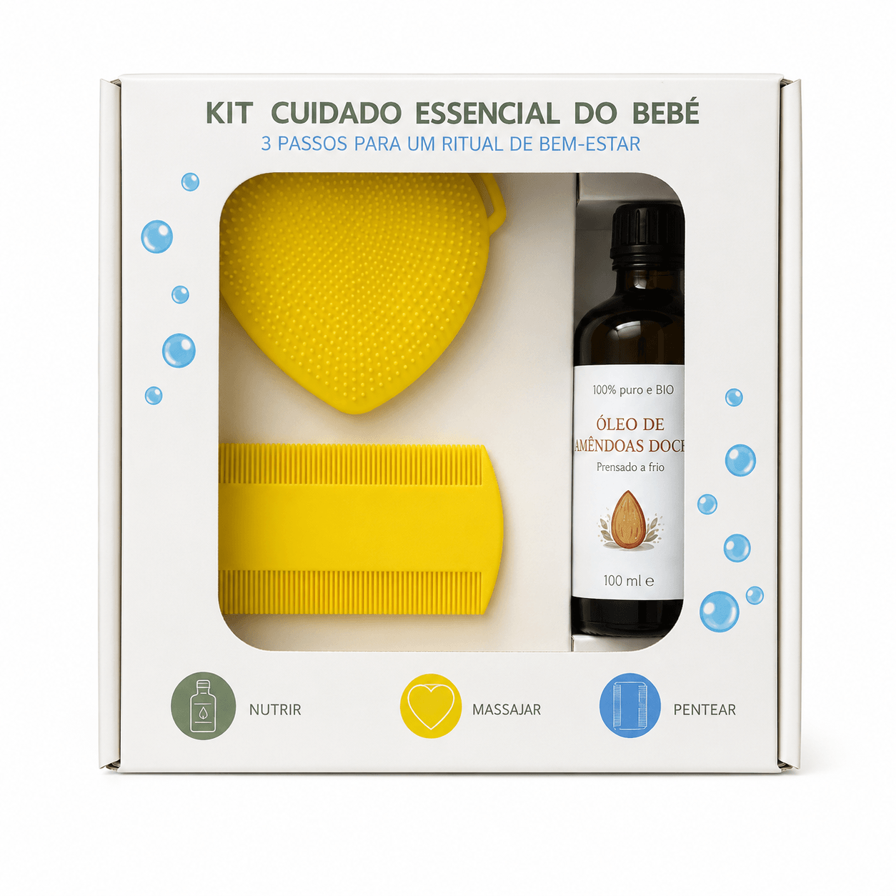 Kit Cuidado Essencial do Bebé