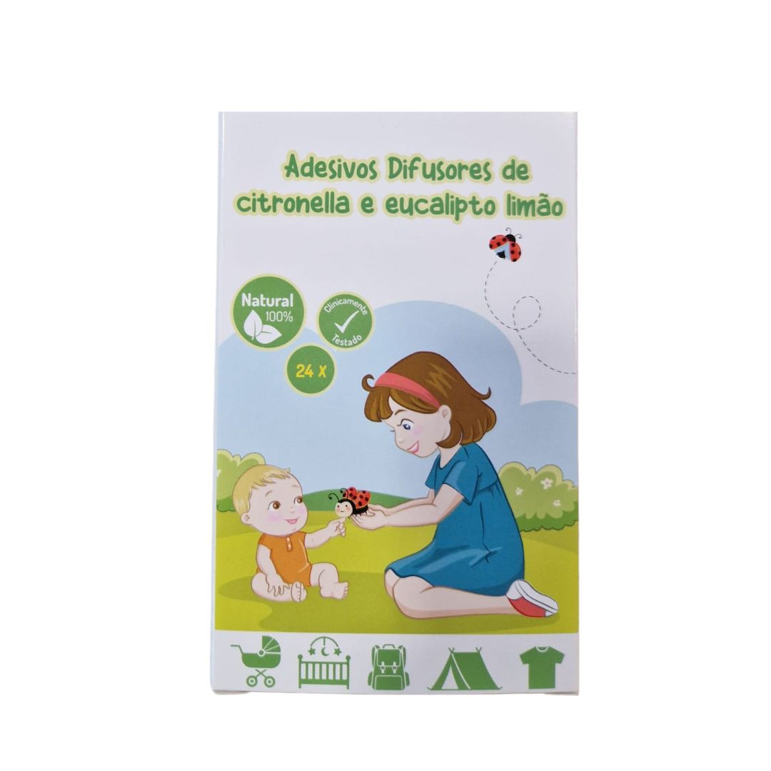 Adesivos Citronela e Eucalipto Limão