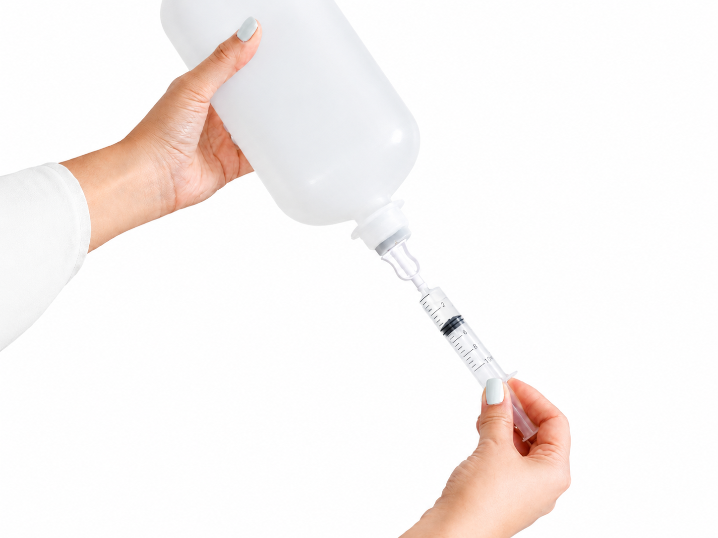 Adaptador para garrafa de soro