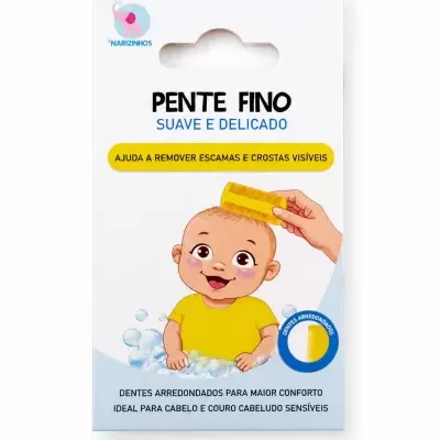 Pente fino Suave e delicado