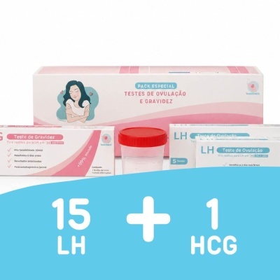 15 testes de ovulação +1 gravidez