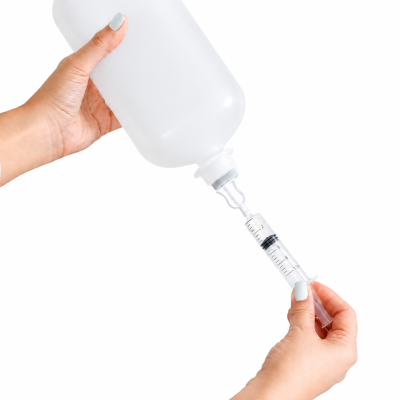 Adaptador para garrafa de soro