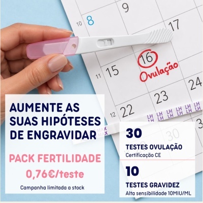 30 testes ovulação+10 gravidez