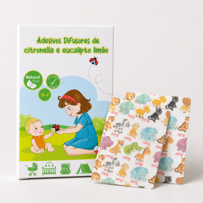Adesivos Citronela e Eucalipto Limão