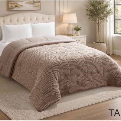 Edredão Velur+Pêlo de Borrego Jacquard 6030,  Belmanta