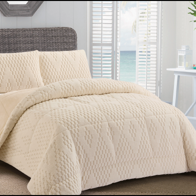 Edredão Velur Dupla Face Alto Relevo,  Belmanta