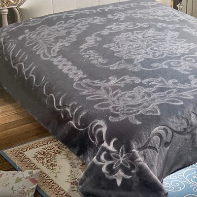 Cobertor Veludo Pesado Jacquard Velur   Belmanta
