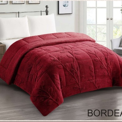 Edredão Alto relevo Velur+ pêlo borrego 6033 Belmanta